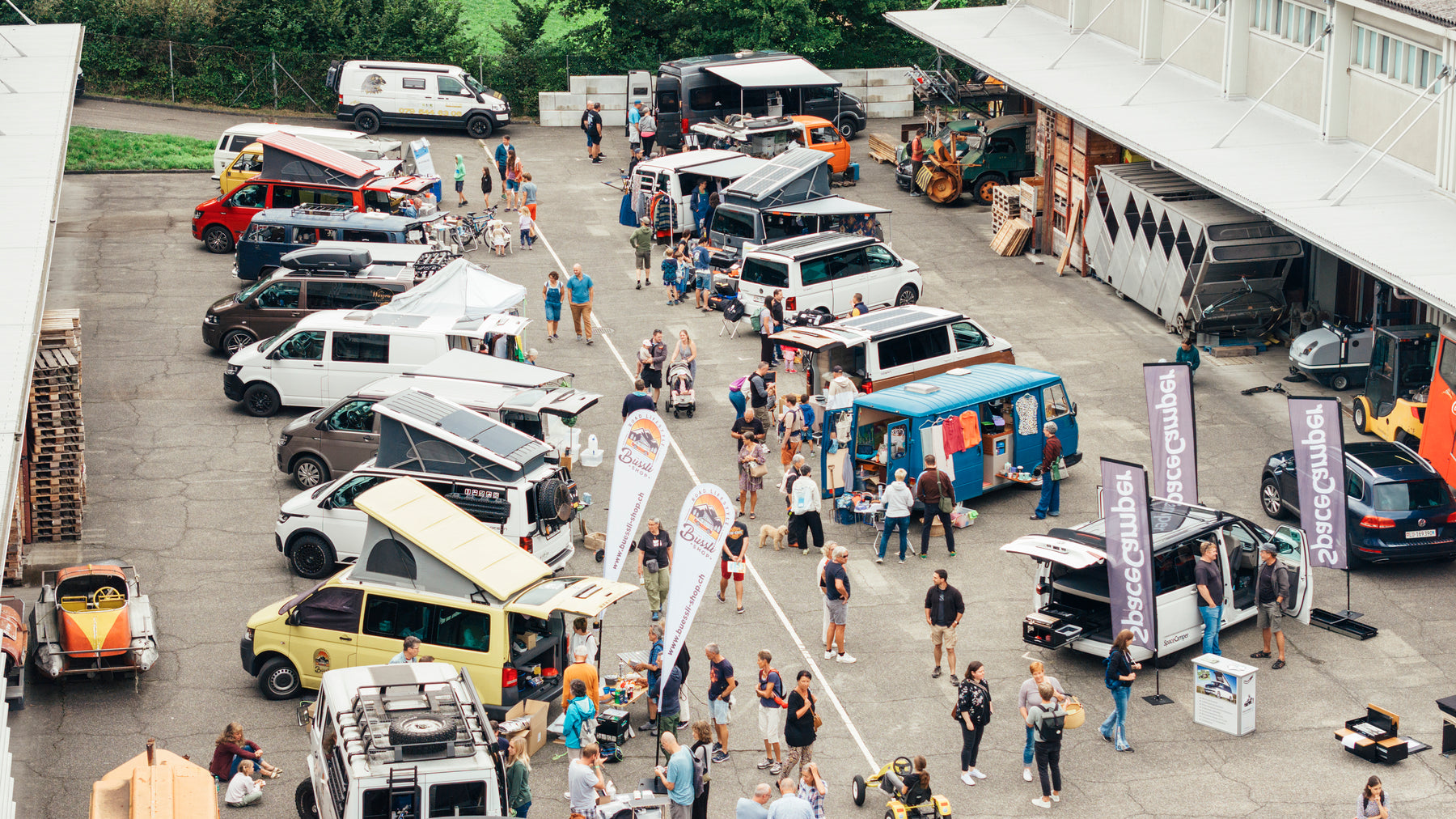 Das war der 1. Schweizer Büssli-Flohmarkt!