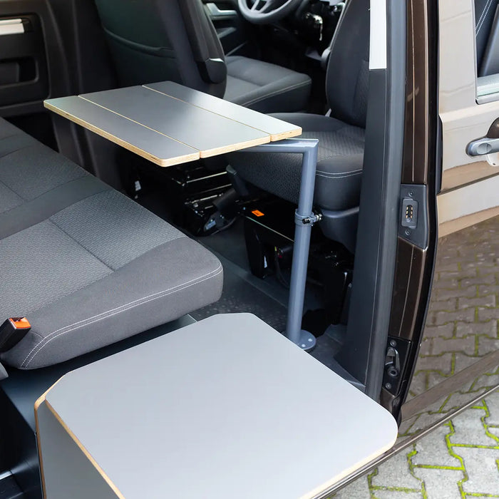 Tavolo SpaceTable / tavolo girevole per VW T5 / T6 / T6.1 Multivan & Beach di SpaceCamper Modular